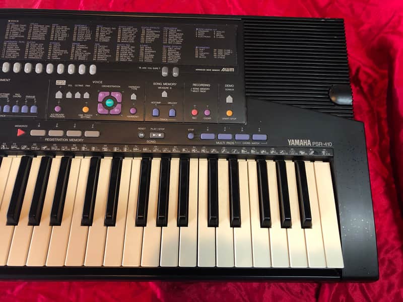 Vintage Yamaha PSR-410 '90s Synthesizer Keyboard (Synth) | Reverb