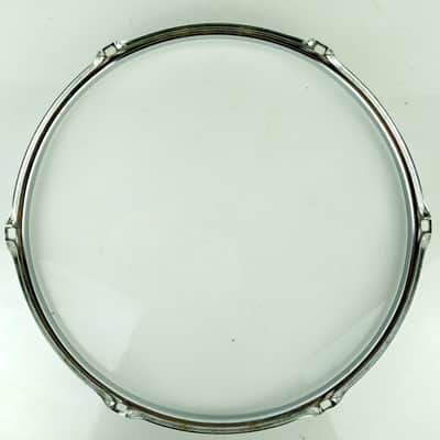 Ludwig 13"6Lug 1.6mm Tom Drum Rim/Hoop Vintage60s-70s Chrome Plating Chicago USA image 6