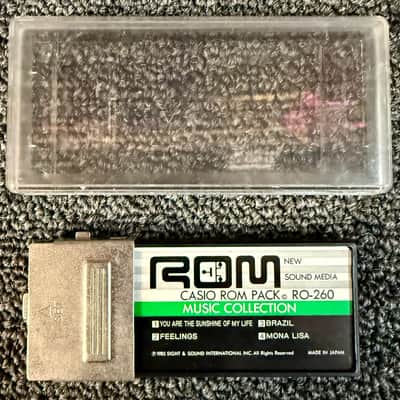 Casio Rom Pack RO-260 Music Collection with Case, Vintage - Pre Owned * Untested* image 3