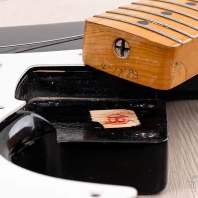 1983 Fender '57 Stratocaster JV ST57-85 Black w/ USA Fullerton Pickups, Japan MIJ Fujigen image 16