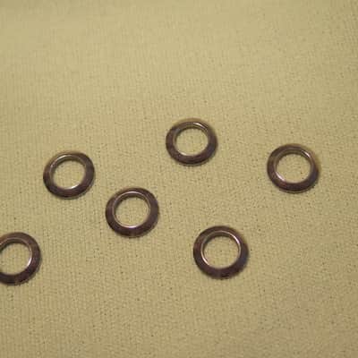 Vintage NEW-OLD-STOCK 1958 1959 Grover Pat Pend tuners nickel WASHERS for gibson Les Paul PAF Burst standard es 355 Flying v 175 SG image 5