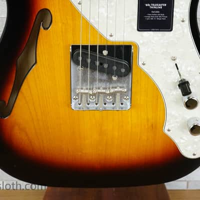 Fender Vintera II '60s Telecaster Thinline with Maple Fretboard - 3-Color Sunburst image 6