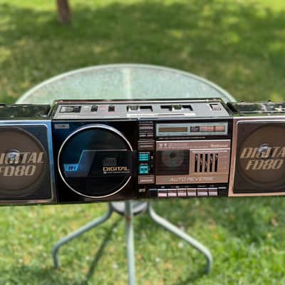NATIONAL RX-FD80 Rare Vintage CD Cassette Boombox Japan JDM 100V Warranty image 20