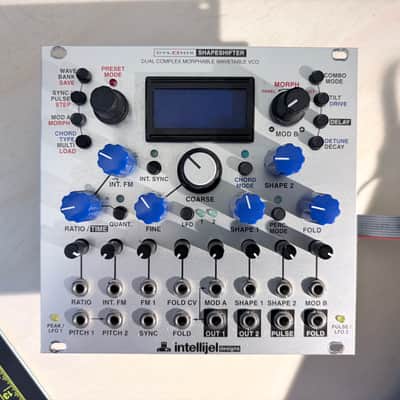 Intellijel Cylonix Shapeshifter Dual Wavetable VCO Eurorack Synth Module 2015 - Present - Silver image 2