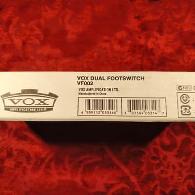 Vox VF002 Dual Footswitch – NOS / MIB – Original Vox Accessory image 4