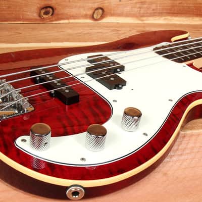 FENDER 2006 AERODYNE PRECISION BASS Flame Maple Top Red Foto FMT CIJ Japan 06768 image 5