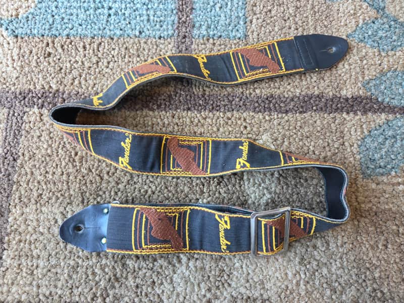 Vintage 1970's Fender Guitar, Bass Strap! Original Case Candy for Stratocaster, Telecaster! image 1