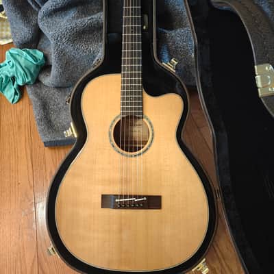 Takamine EF740FS-TT Thermal Top Acoustic Electric Guitar With HardcaseTop Series OM Cutaway Acoustic/Electric Guitar 2010s - Natural Gloss image 2