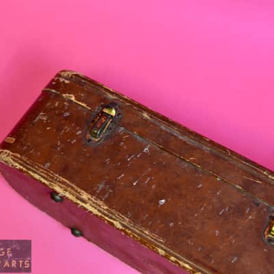 Vintage 1950's Gibson / Stone Badged / Brown Lined Hard Case 16" ES-175 J-45 J-50 175D image 7