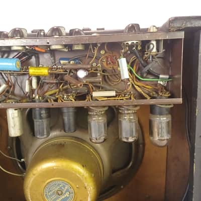 Gibson 1954 Vanguard Combo Amplifier GA-77 Vintage Tube Amp 15"Jensen Speaker US image 4