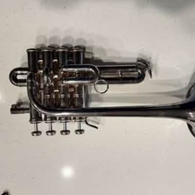 Bach AP190S Artisan Pro Bb/A Stradivarius Piccolo Trumpet - Silver Plated image 4