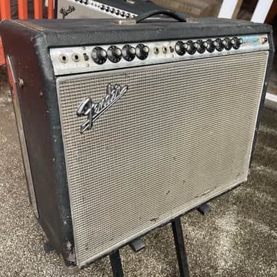 1968 Fender Twin Reverb AB763 Silverface Drip Edge – Ex Now Hire Birmingham Touring Backline – DWJ Serviced image 1