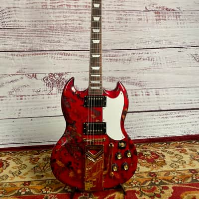 2026 Bell & Hern SG Custom "Red Hot Lover" Seymour's Kluson's w/HSC Mahogany body and neck Rosewood fretboard Angus, Derek, Carlos image 8