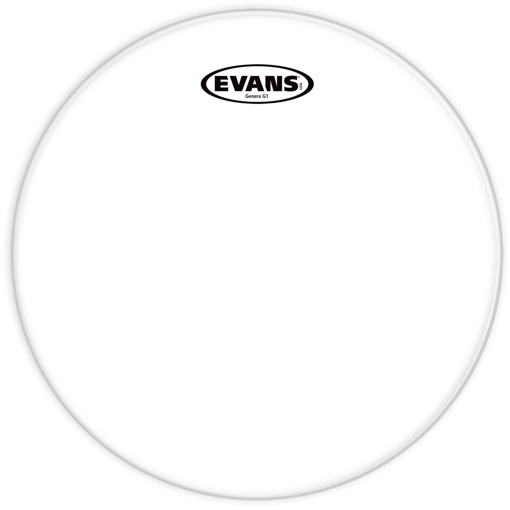Evans 20" G1 Clear Batter/Resonant Floor Tom/Bass Drum Head USA TT20G1 1-Ply* — main photograph
