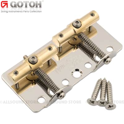 Wilkinson by GOTOH Bass Bridge WB2V-NS w/ Compensated Brass Saddles 1950s P-Bass image 1