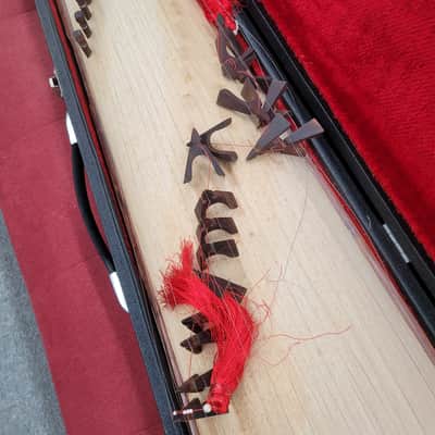 Vietnamese zither đàn tranh with Case - Wooden image 4