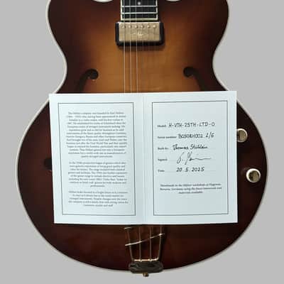 Limited Edition 25th Anniversary Hofner Very Thin 2025 image 5