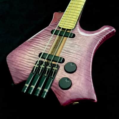 JD Guitars 2026 Headless Mini Bass PlumBurst image 7
