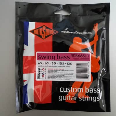 Rotosound RDB665LD Headless 5 string Bass Guitar Strings 45-130 Stainless Steel Double Ball - NEW! image 1