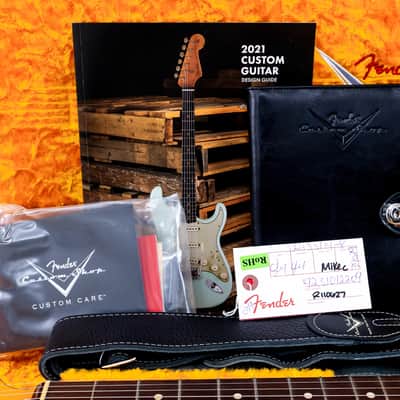 Fender Custom Shop 1961 Stratocaster Heavy Relic Aged Olympic White image 17