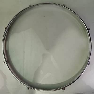 *Ajax 14" Snare Drum Resonant Side 8-Lug Die-Cast Rim/Hoop Chrome Vintage 60s image 5