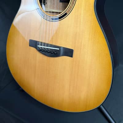 Yamaha TAS1 C TransAcoustic Folk Cutaway Acoustic-Electric Guitar Sand Burst Finish w/ Soft Case image 8