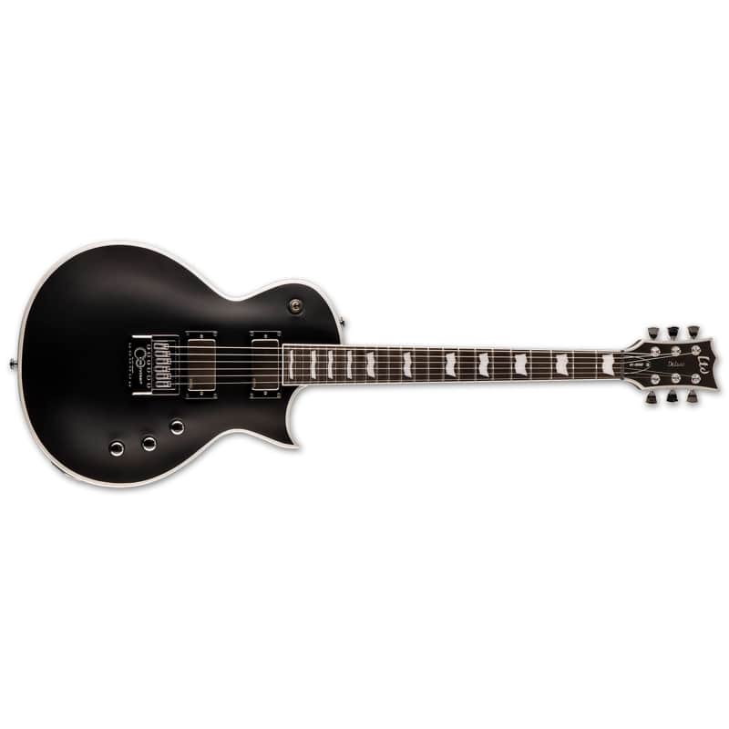 ESP LTD EC-1000 Evertune BB Bold Binding Black Satin Electric Guitar EC1000 + Free Gig Bag - Korea image 1