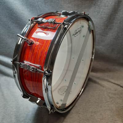 Ludwig USA Legacy Mahogany Jazz Fest 5X14 - Mod Orange image 4