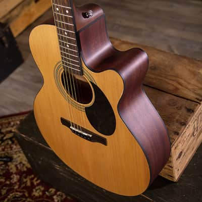 Jasmine S-34C Grand Orchestra Cutaway Acoustic Guitar, Natural image 7