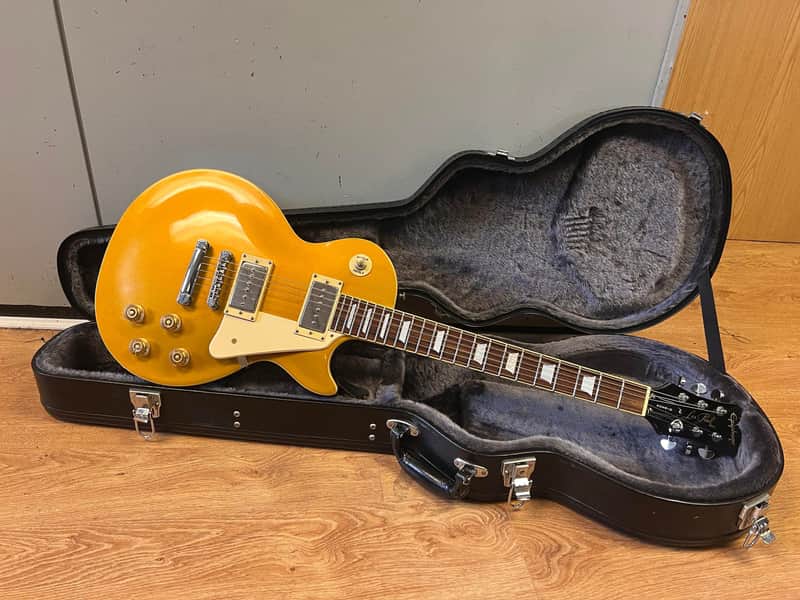 Epiphone Les Paul Standard Goldtop 2003 Modified Electric Guitar