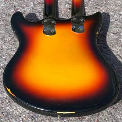 Mosrite Joe Maphis Model 1966 - Double Neck 6/12 Sunburst image 17