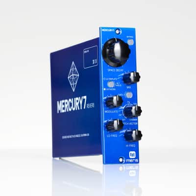 Meris Mercury7 Reverb 500 Series 2010s - Blue image 1