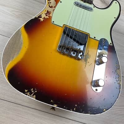 Fender Custom Shop 1960 Telecaster Custom Heavy Relic - Chocolate 3-Tone Sunburst image 5