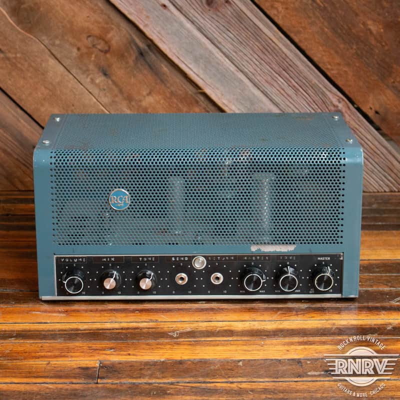 RCA/Amptek SA-354 Guitar Amp Conversion - Blue image 1