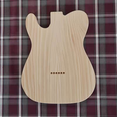 Woodtech Routing - 2 pc Eastern White Pine Neck P-90 Telecaster Body - Unfinished imagen 2