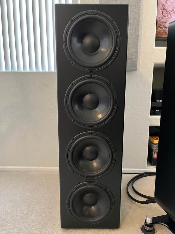 Tekton 4 10" SUBWOOFER LINE ARRAY 2025 - STEREO PAIR - SATIN BLACK image 1