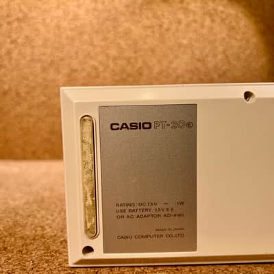 Casio PT-20 29-Key Mini Synthesizer 1980s – Warranty image 3