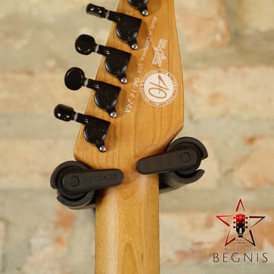 TOM ANDERSON Pro Am HS - Swamp Ash Body & Reverse Headstock - Black with Green Dog Hair image 23