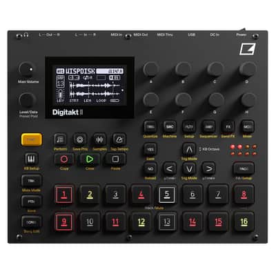 Elektron Digitakt II Stereo 16-Track Drum Machine and Stereo Sampler