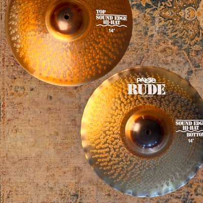 Paiste RUDE SOUND EDGE 14” Hihats IMMACULATE Condition! 880 1132 g DON’T PAY $550 FOR A GUESS image 4