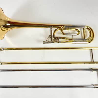 Used Yamaha YSL-820GII Bb/F Tenor Trombone (SN: 619449) image 3