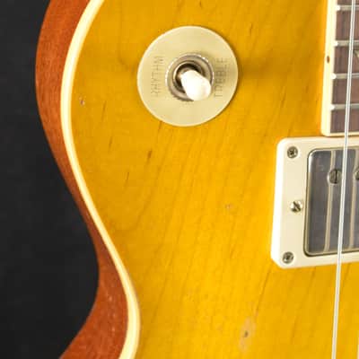 Gibson Murphy Lab 1958 Les Paul Standard Lemon Burst Heavy Aged image 6