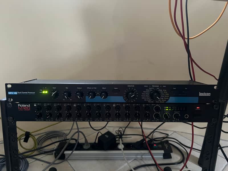 Lexicon MPX 100 Dual Channel Processor 1990s - Black image 1
