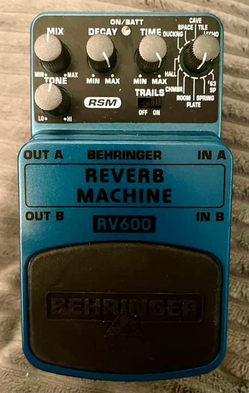 Behringer RV600 Reverb Machine Pedal | Reverb UK