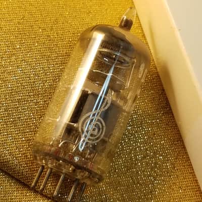 Amperex 6DJ8 tNOS AT1000 TESTED Vacuum Tube Heerlen Small Halo Getter rare Treble Clef Bugle Boy T4TCbb ECC88 dual triode 1960-1966 image 1