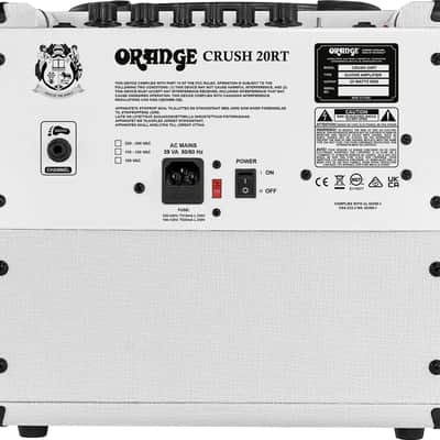 Orange Crush 20RT Orianthi Limited Edition Electric Guitar Combo Amplifier, 20W, White image 6