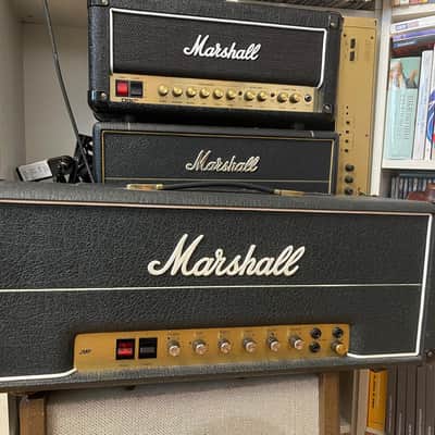 Marshall JMP 1992 MK II Super Bass 2-Channel 100-Watt Guitar / Bass Amp Head 1978  Black image 1