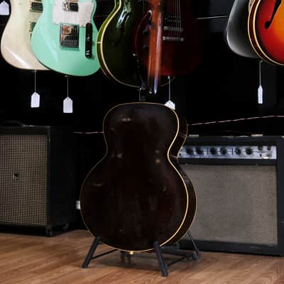 1938 Recording King Model M-2 / 1136 Sunburst Made by Gibson w/ Hard Case (Good) *Free Shipping* image 2
