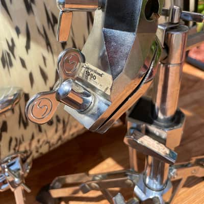 1985 Slingerland Magnum "Holland" Drum Set White Tiger Pearl 24/13/16/18 image 22