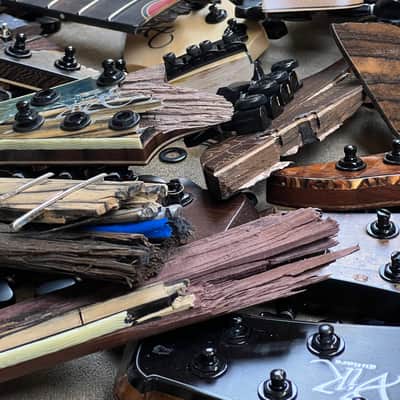 ViK Custom Guitar Parts - Mostly broken headstocks image 7